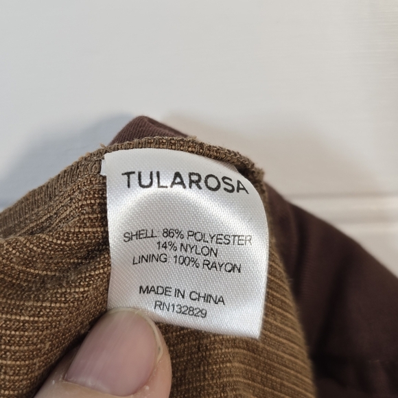 Tularosa Revolve Rachel Corduroy Kick Flare Pant XL Brown Toffee - Picture 8 of 8